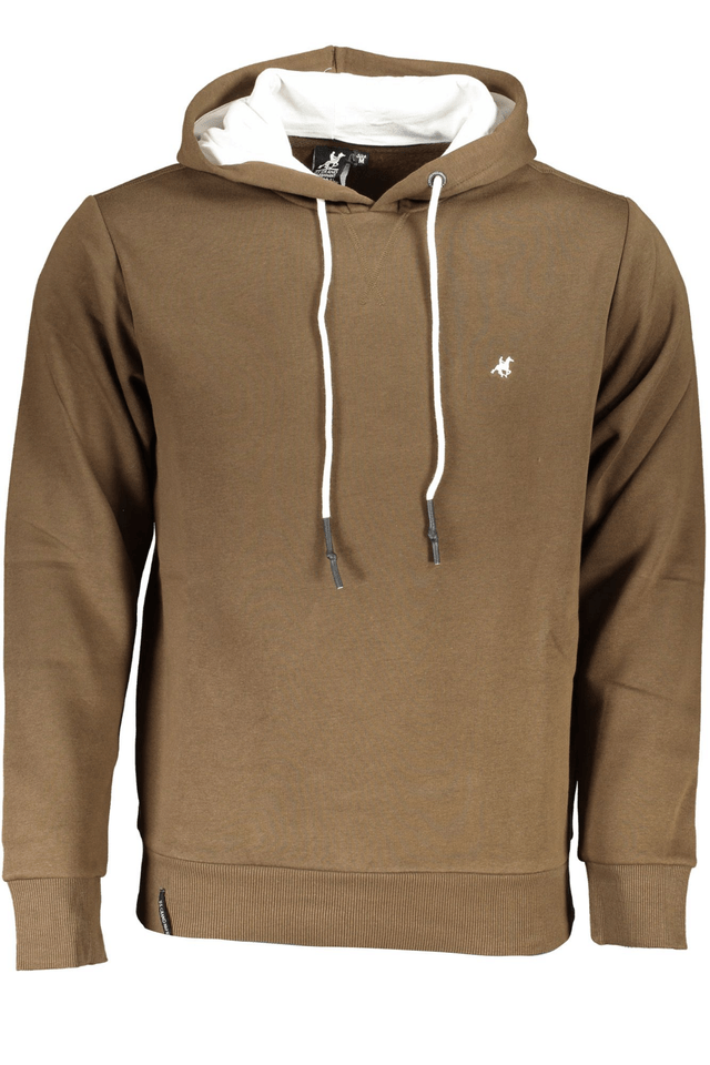 4840U.S. GRAND POLO FELPA SENZA ZIP UOMO MARRONE