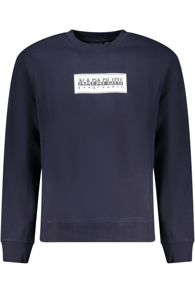 10374NAPAPIJRI FELPA SENZA ZIP UOMO BLU
