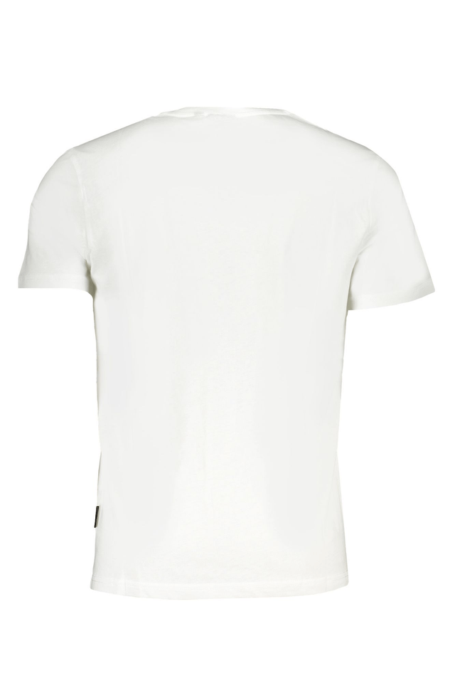 8434NAPAPIJRI T-SHIRT MANICHE CORTE UOMO BIANCO