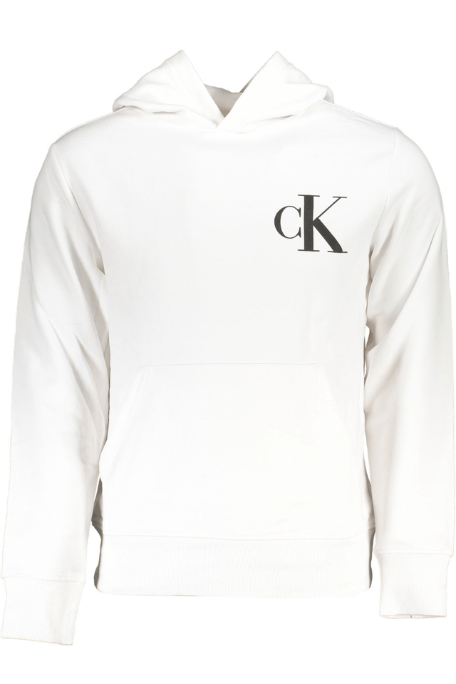 4756CALVIN KLEIN FELPA SENZA ZIP UOMO BIANCO