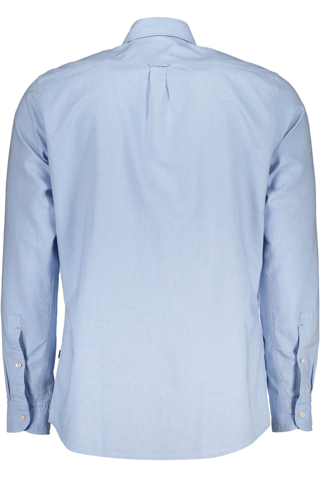 HUGO BOSS CAMICIA MANICHE LUNGHE UOMO AZZURRO