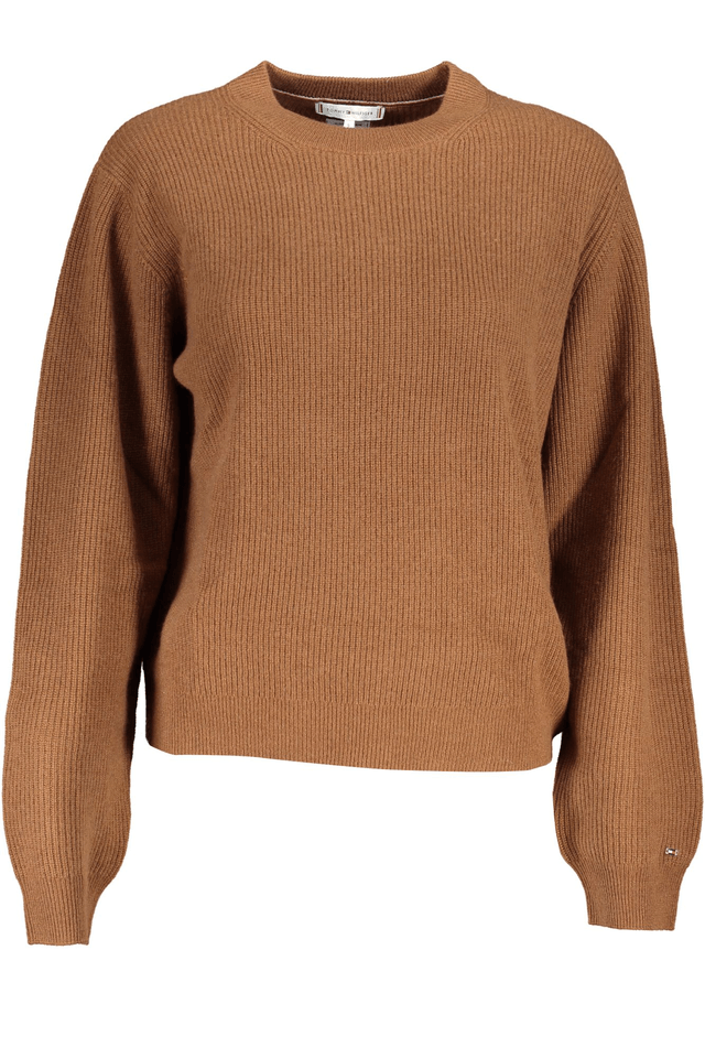 5883TOMMY HILFIGER MAGLIONE DONNA MARRONE
