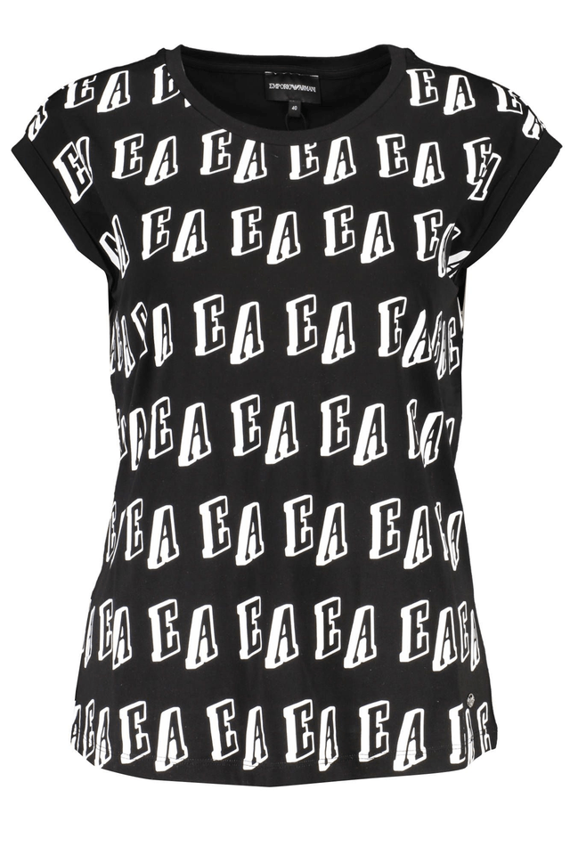 810EMPORIO ARMANI T-SHIRT SENZA MANICHE DONNA NERO