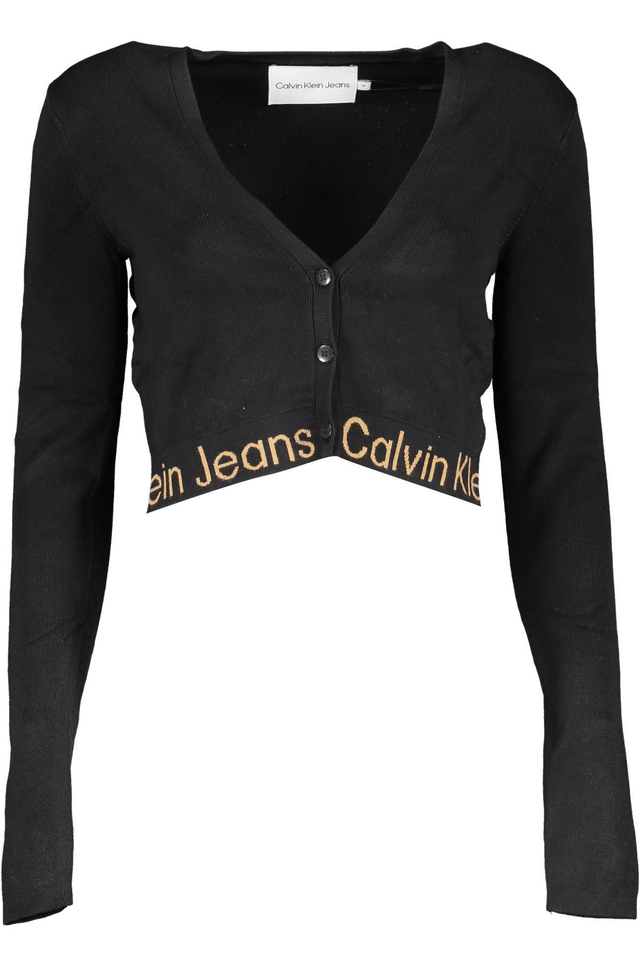 2558CALVIN KLEIN CARDIGAN DONNA NERO