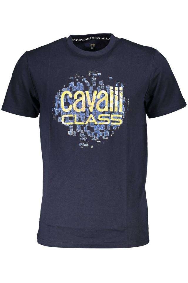 4545CAVALLI CLASS T-SHIRT MANICHE CORTE UOMO BLU