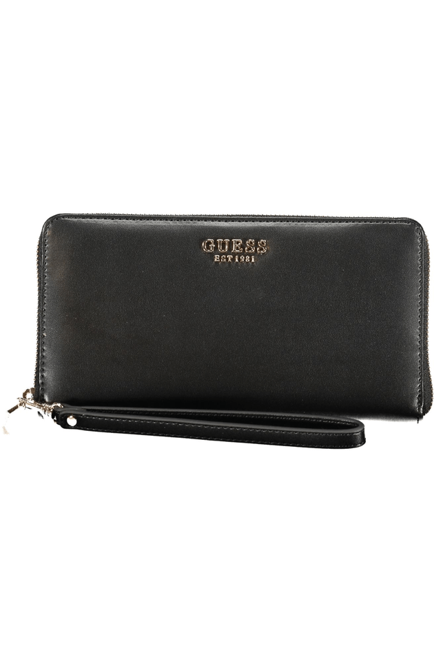 10468GUESS JEANS PORTAFOGLIO DONNA NERO