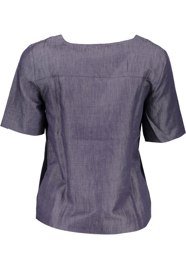 918GANT T-SHIRT MANICHE CORTE DONNA BLU