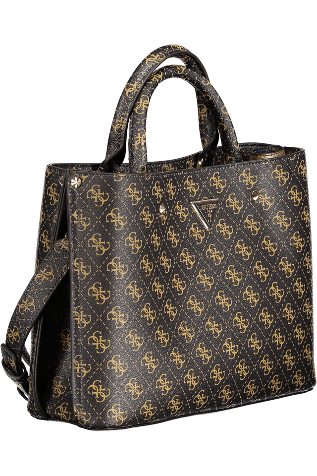 9678GUESS JEANS BORSA DONNA MARRONE