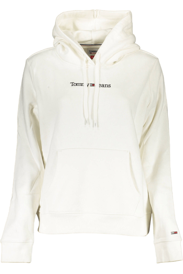2569TOMMY HILFIGER FELPA SENZA ZIP DONNA BIANCO