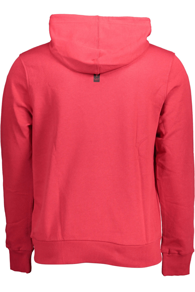 1453CAVALLI CLASS FELPA SENZA ZIP UOMO ROSSO