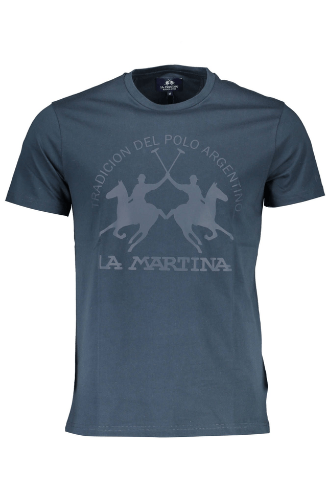 1811LA MARTINA T-SHIRT MANICHE CORTE UOMO BLU