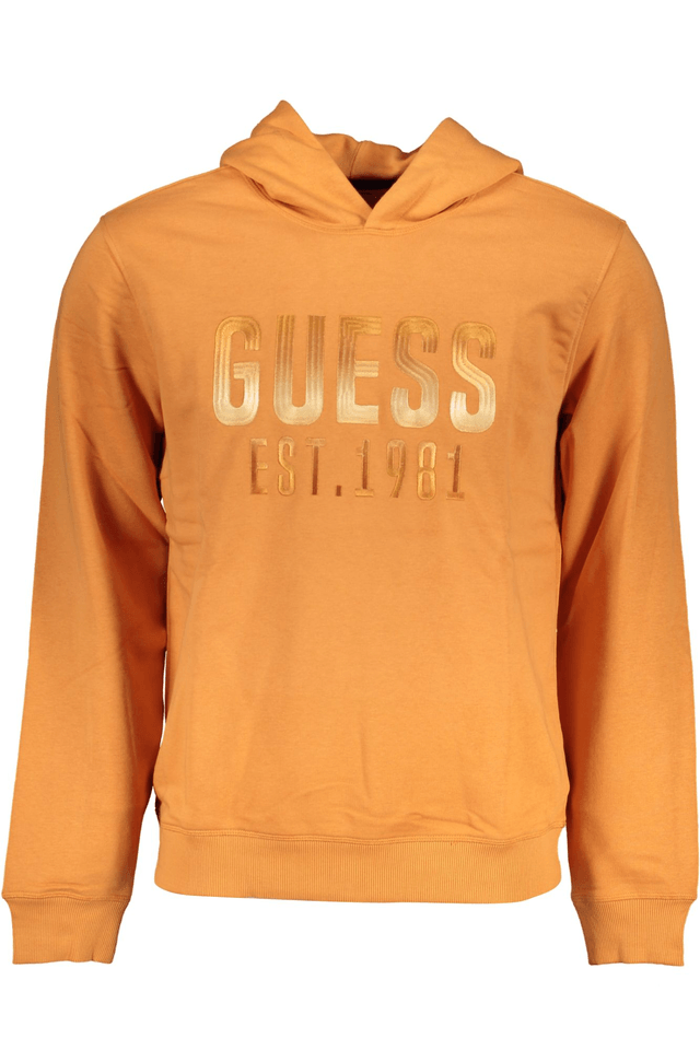7450GUESS JEANS FELPA SENZA ZIP UOMO ARANCIO