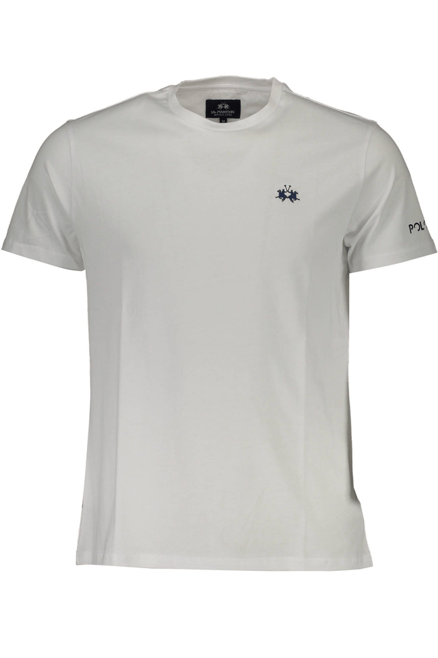 1814LA MARTINA T-SHIRT MANICHE CORTE UOMO BIANCO
