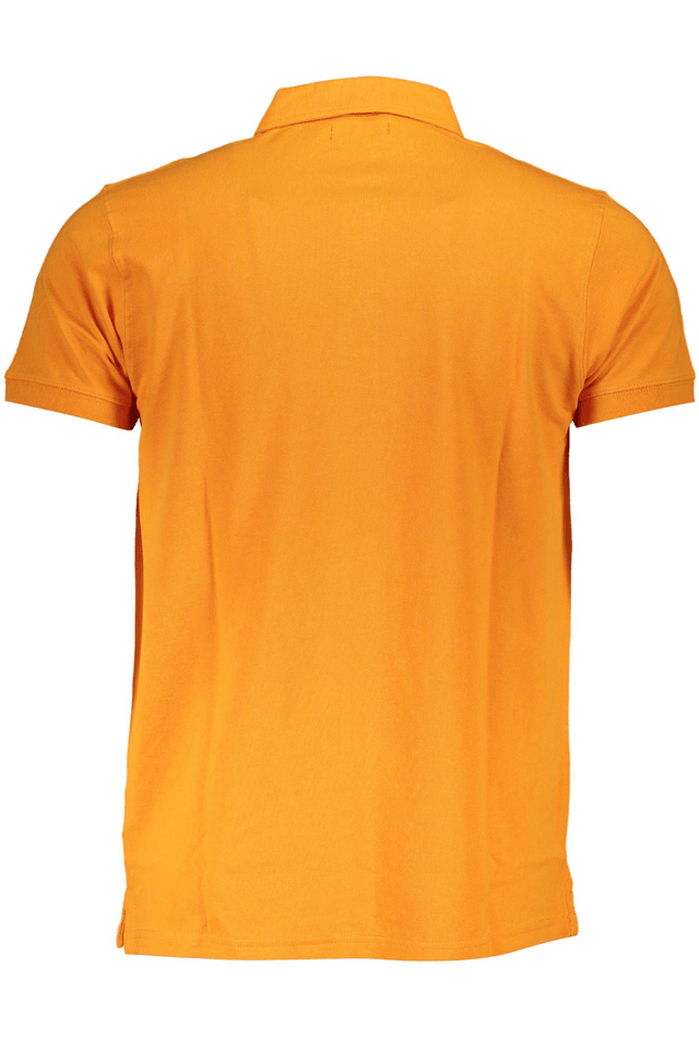 4569CAVALLI CLASS POLO MANICHE CORTE UOMO ARANCIO