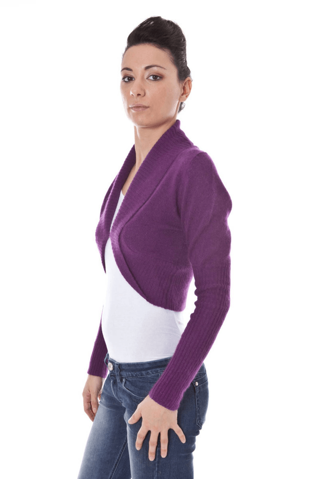 419DATCH COPRISPALLE MANICHE LUNGHE DONNA VIOLA