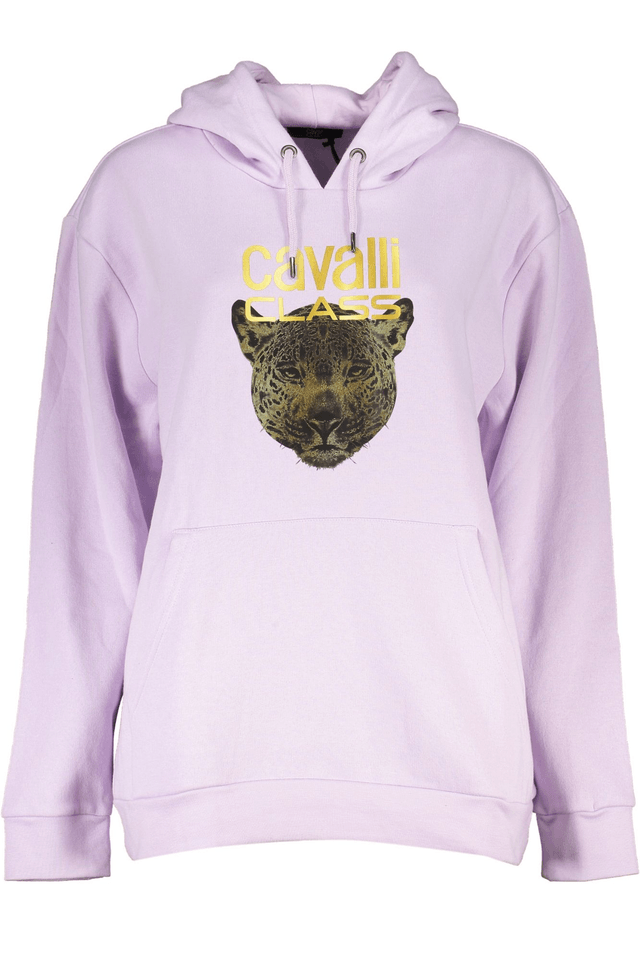 7959CAVALLI CLASS FELPA SENZA ZIP DONNA VIOLA