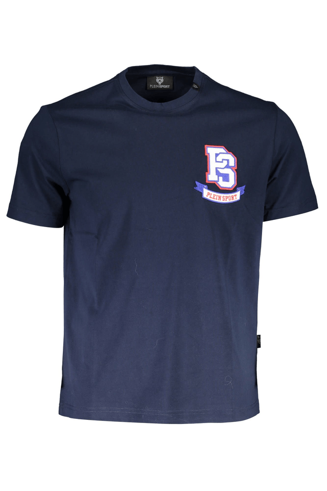 1318PLEIN SPORT T-SHIRT MANICHE CORTE UOMO BLU