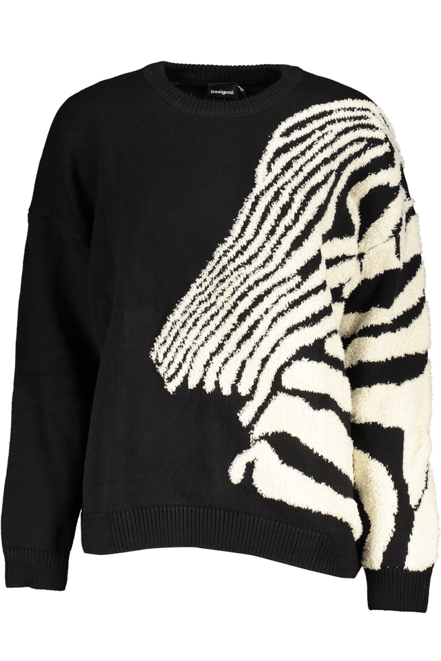 5540DESIGUAL MAGLIA DONNA NERO