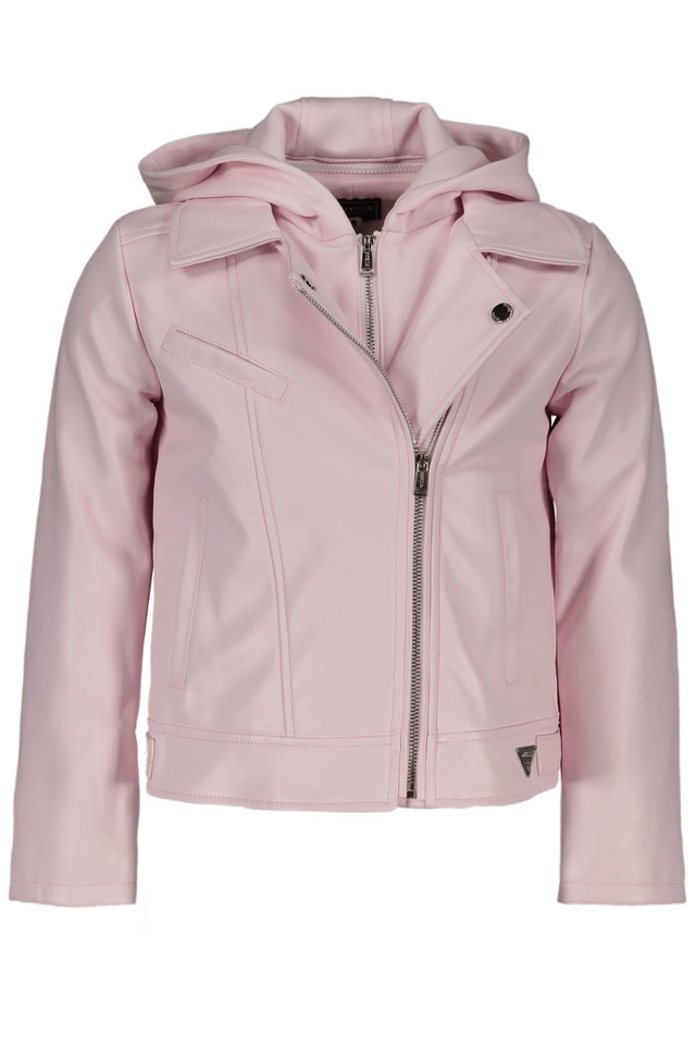 8130GUESS JEANS GIACCA SPORTIVA BAMBINA ROSA