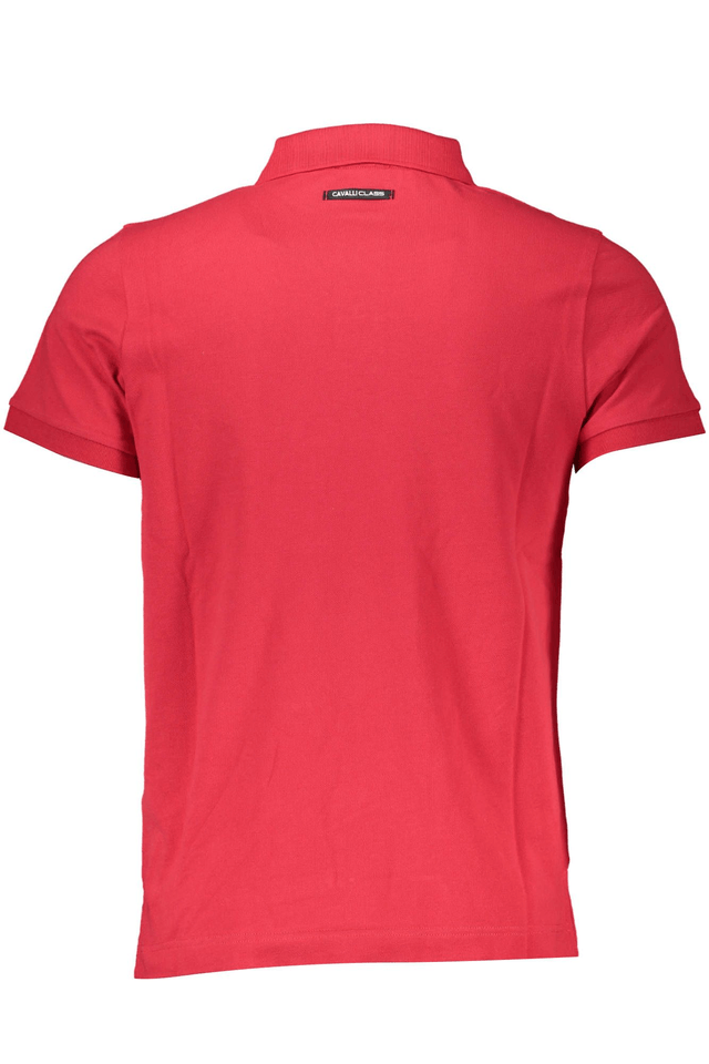 4158CAVALLI CLASS POLO MANICHE CORTE UOMO ROSSO