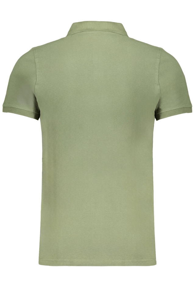 9538NORWAY 1963 POLO MANICHE CORTE UOMO VERDE