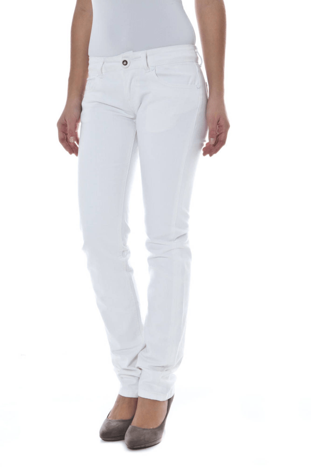 135PHARD PANTALONE DONNA BIANCO