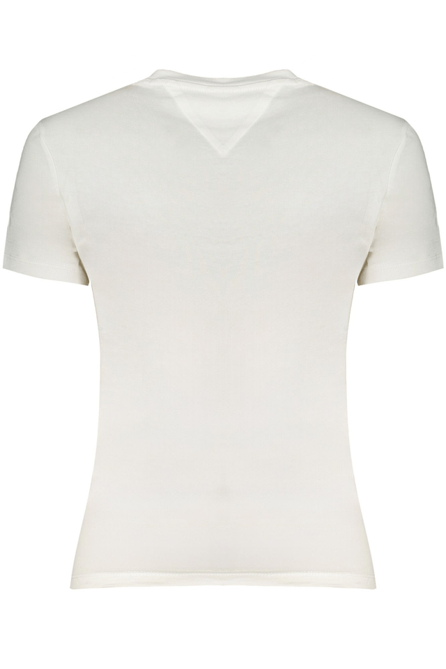 9744TOMMY HILFIGER T-SHIRT MANICHE CORTE DONNA BIANCO