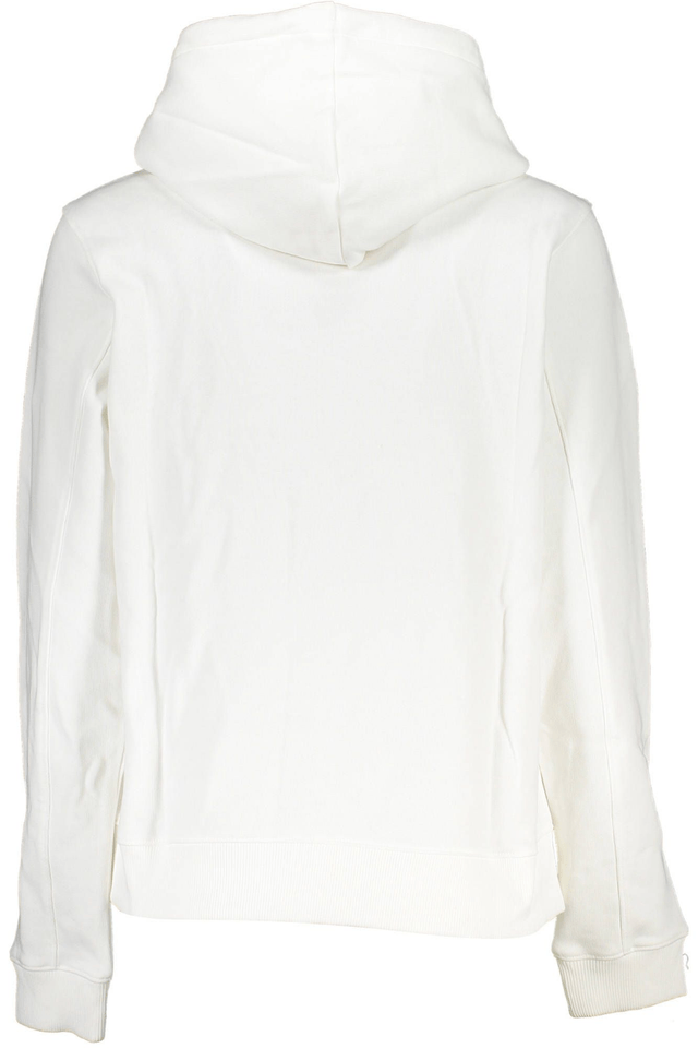 6383CALVIN KLEIN FELPA SENZA ZIP DONNA BIANCO