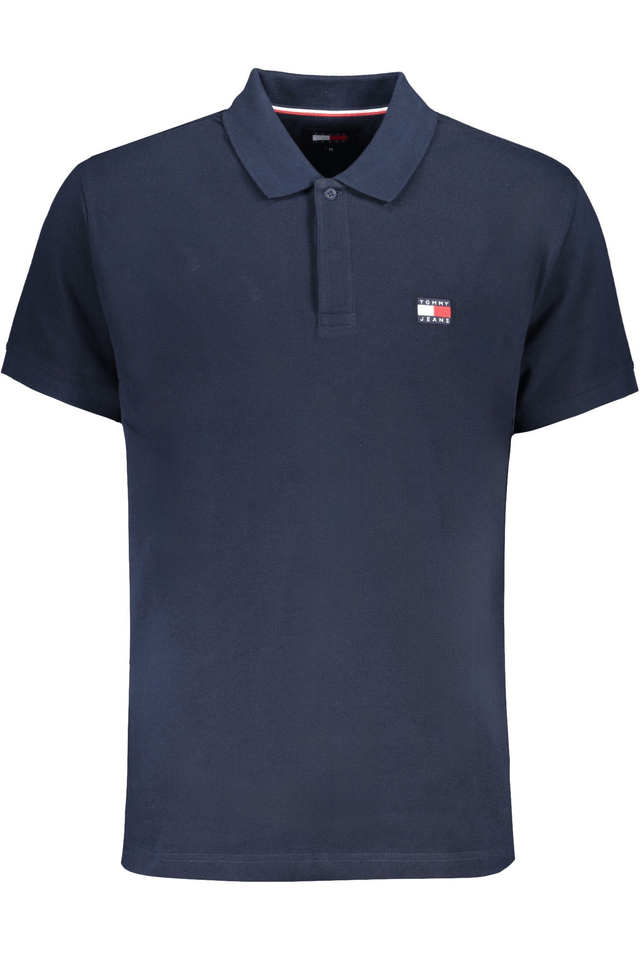 9142TOMMY HILFIGER POLO MANICHE CORTE UOMO BLU