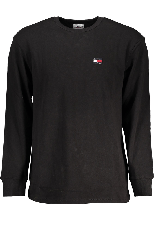 5841TOMMY HILFIGER T-SHIRT MANICHE LUNGHE UOMO NERO