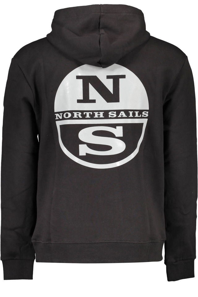 2417NORTH SAILS FELPA SENZA ZIP UOMO NERO
