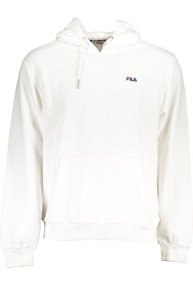 6113FILA FELPA SENZA ZIP UOMO BIANCO