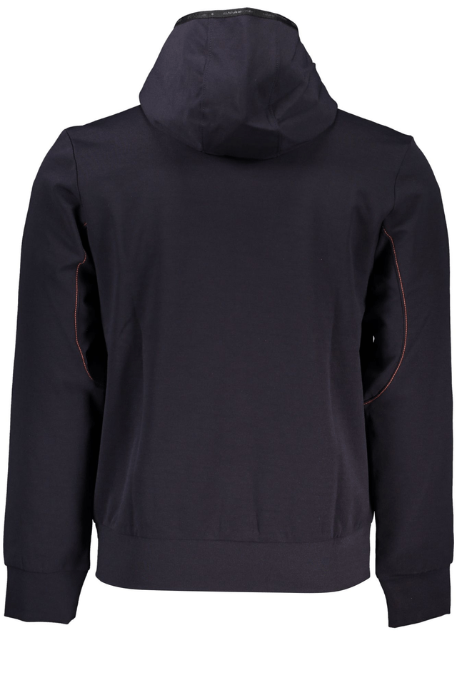7686NAPAPIJRI FELPA CON ZIP UOMO BLU