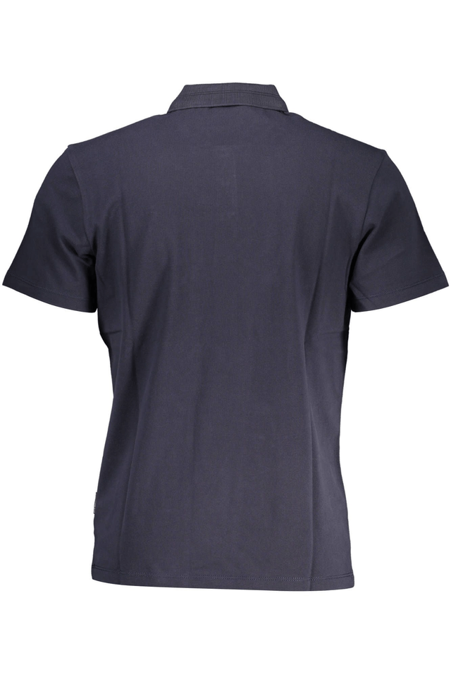 3429NAPAPIJRI POLO MANICHE CORTE UOMO BLU