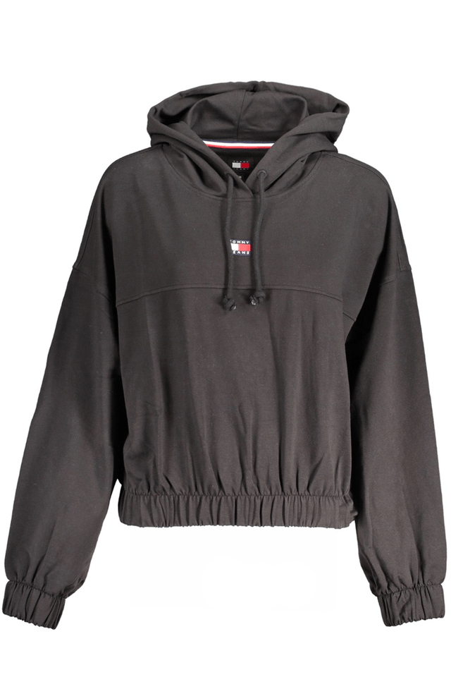 9746TOMMY HILFIGER FELPA SENZA ZIP DONNA NERO