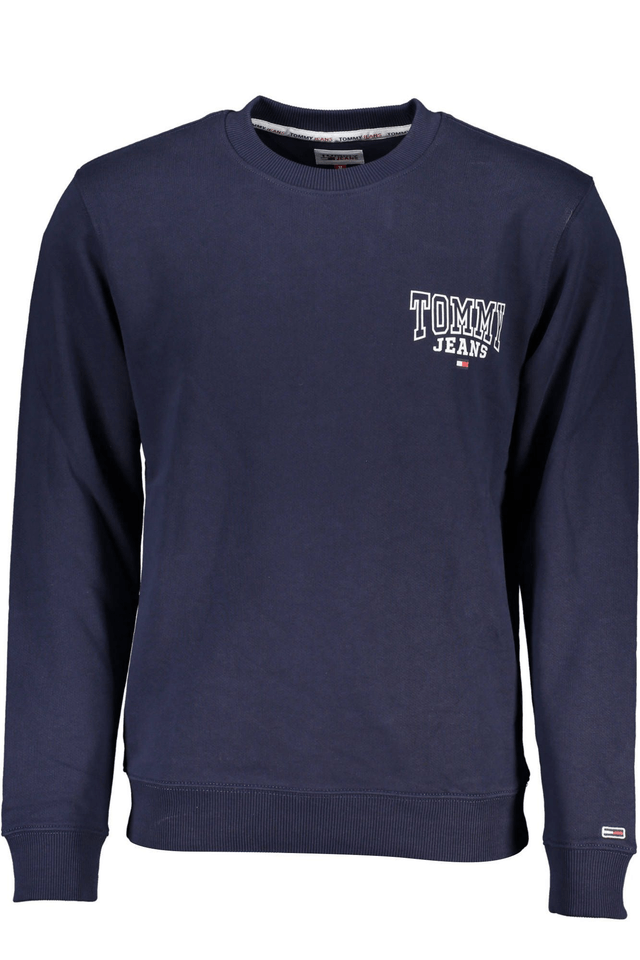 4673TOMMY HILFIGER FELPA SENZA ZIP UOMO BLU