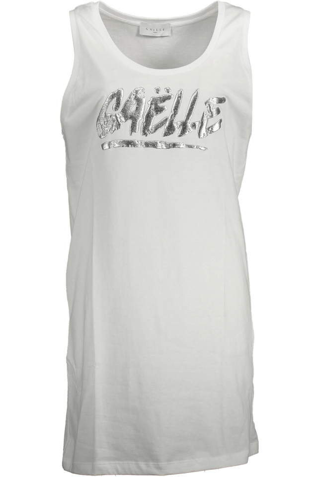 1496GAELLE PARIS ABITO CORTO DONNA BIANCO
