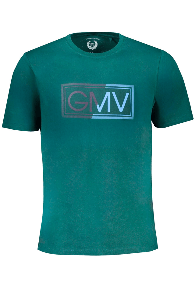 9618GIAN MARCO VENTURI T-SHIRT MANICHE CORTE UOMO VERDE