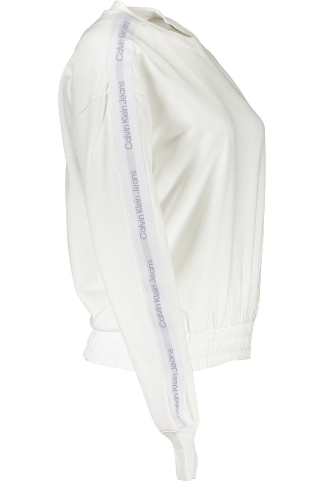 1848CALVIN KLEIN FELPA SENZA ZIP DONNA BIANCO