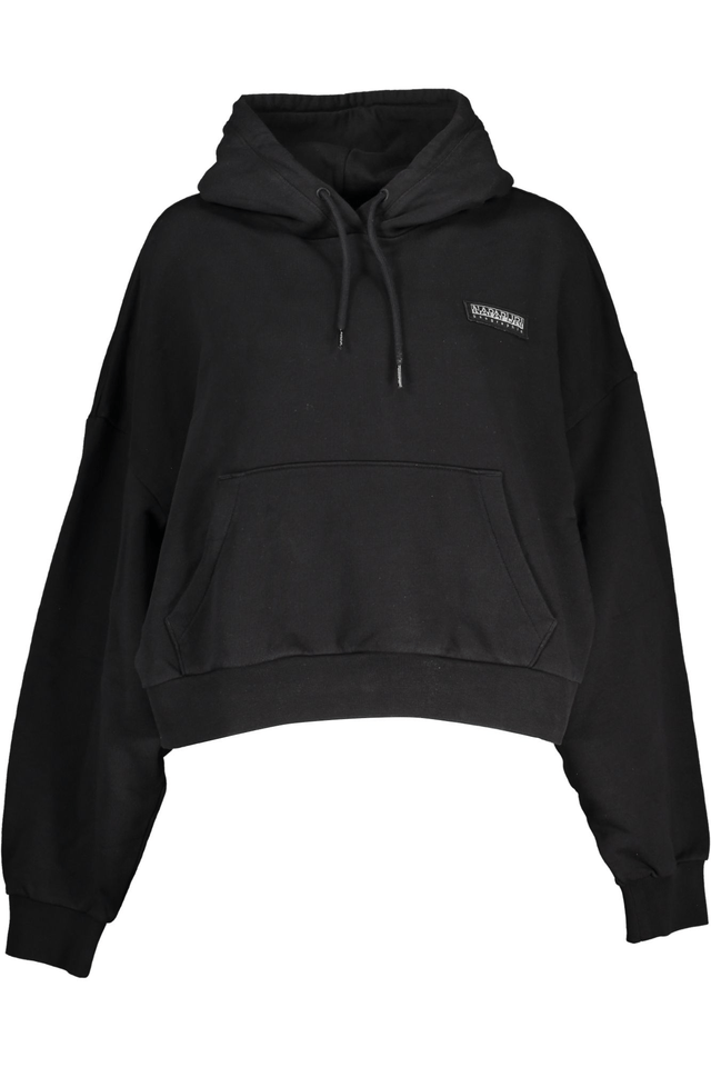 7772NAPAPIJRI FELPA SENZA ZIP DONNA NERO