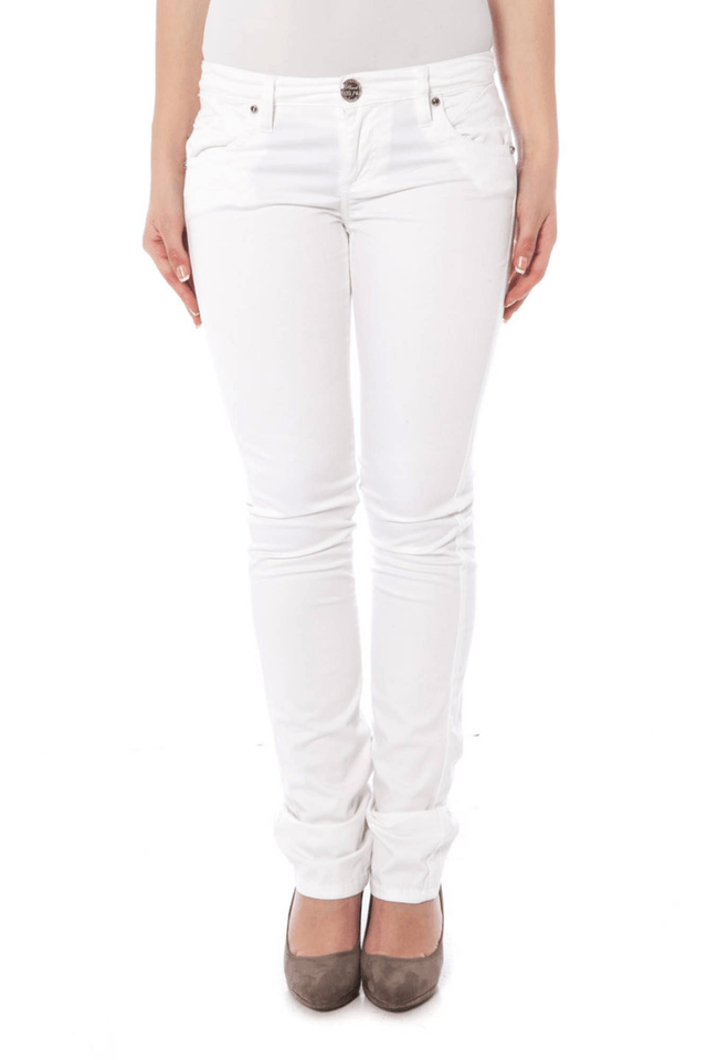 401PHARD PANTALONE DONNA BIANCO
