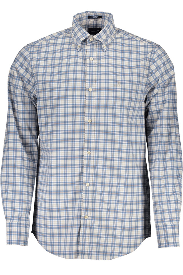 309GANT CAMICIA MANICHE LUNGHE UOMO BLU