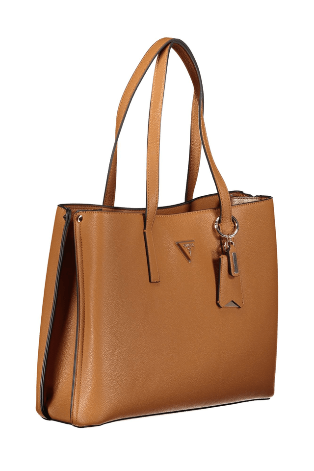6874GUESS JEANS BORSA DONNA MARRONE