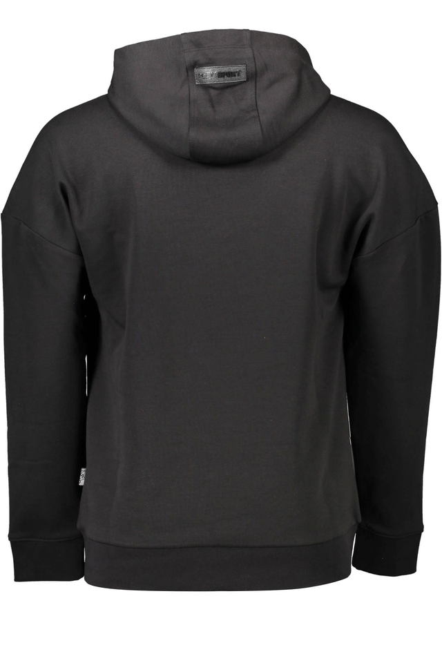 1096PLEIN SPORT FELPA SENZA ZIP UOMO NERO