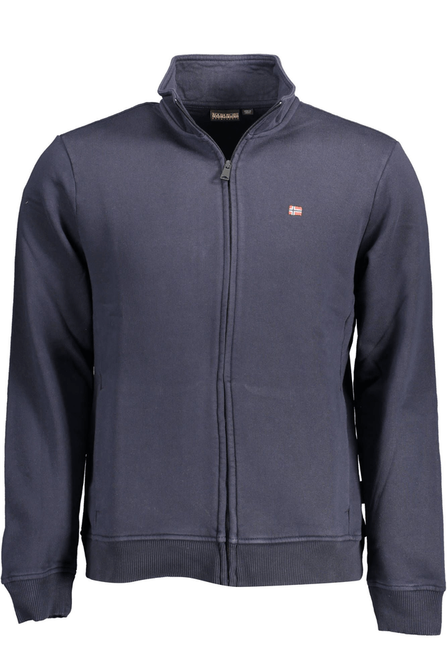2108NAPAPIJRI FELPA CON ZIP UOMO BLU
