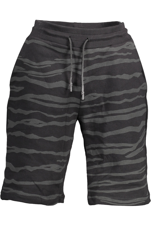 1450CAVALLI CLASS PANTALONE BERMUDA UOMO NERO