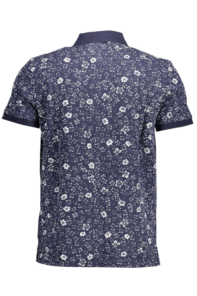 1737GANT POLO MANICHE CORTE UOMO BLU