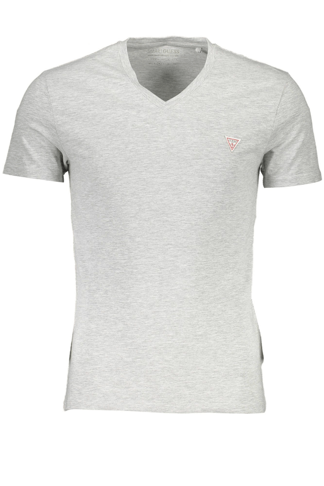 627GUESS JEANS T-SHIRT MANICHE CORTE UOMO GRIGIO