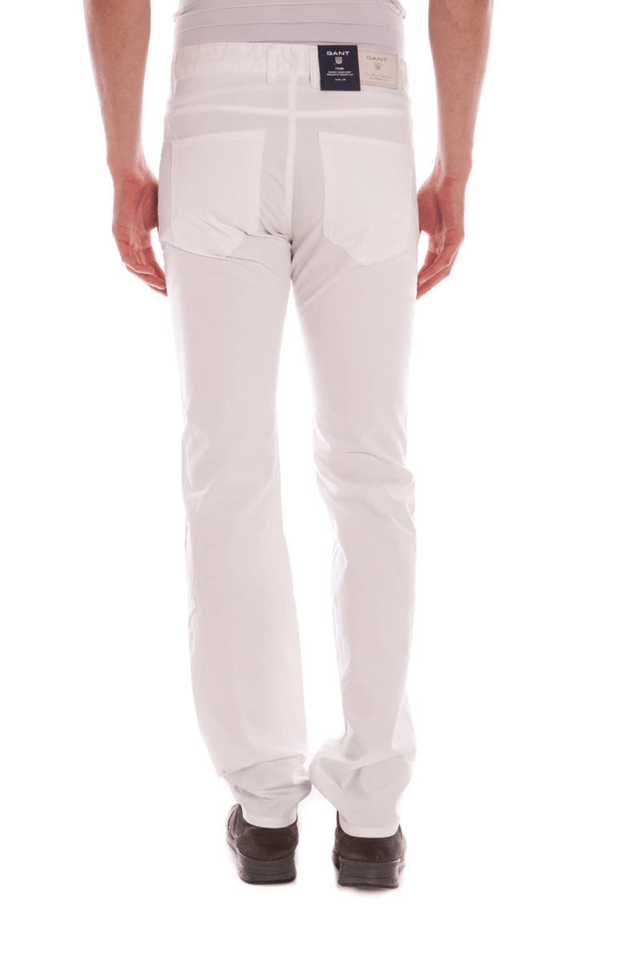 661GANT PANTALONE UOMO BIANCO