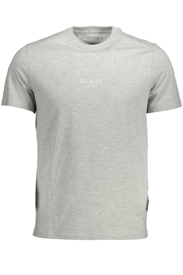 1444GUESS JEANS T-SHIRT MANICHE CORTE UOMO GRIGIO